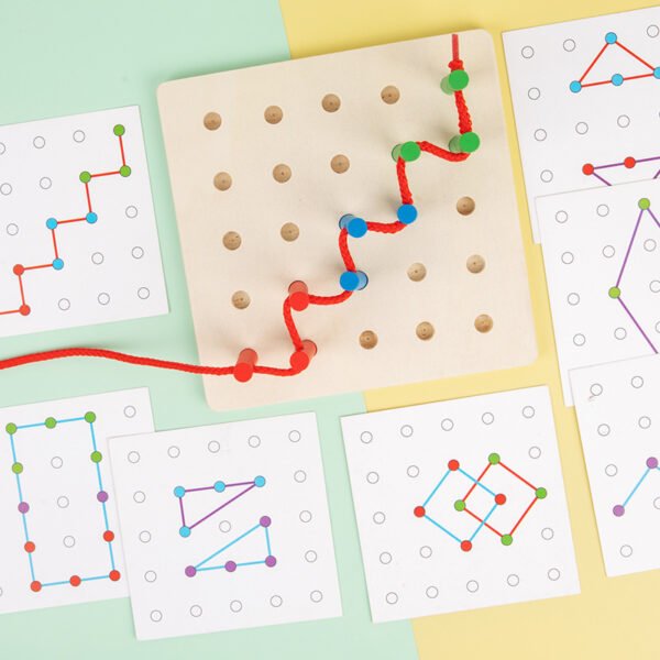 Thread Boarde Early Education Stick Thread Board - junyugc.com